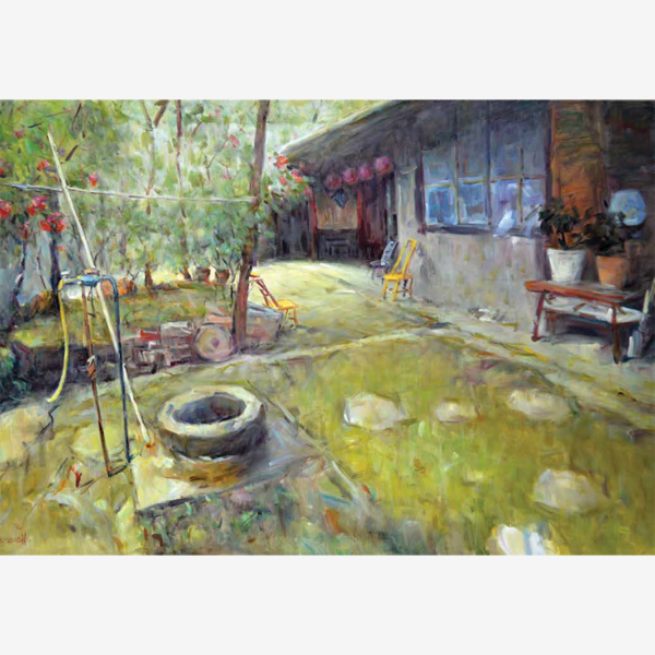 The Backyard (179 x 119cm)
