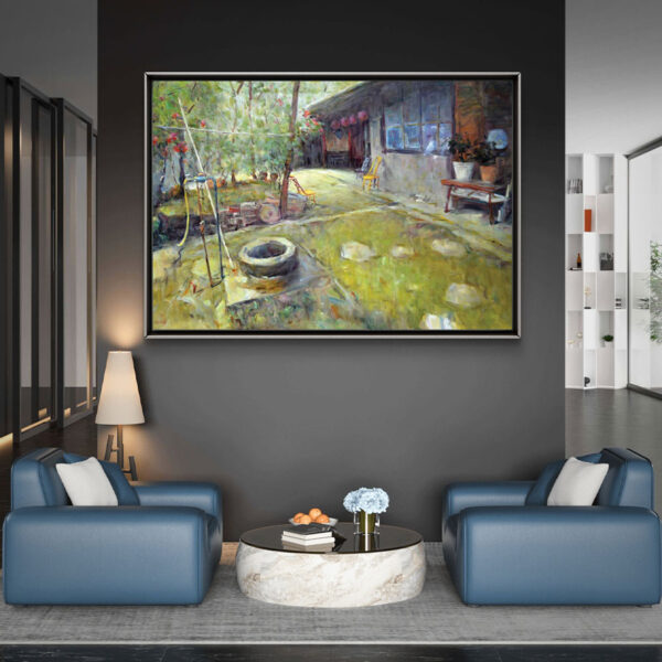 The Backyard (179 x 119cm) - Image 2
