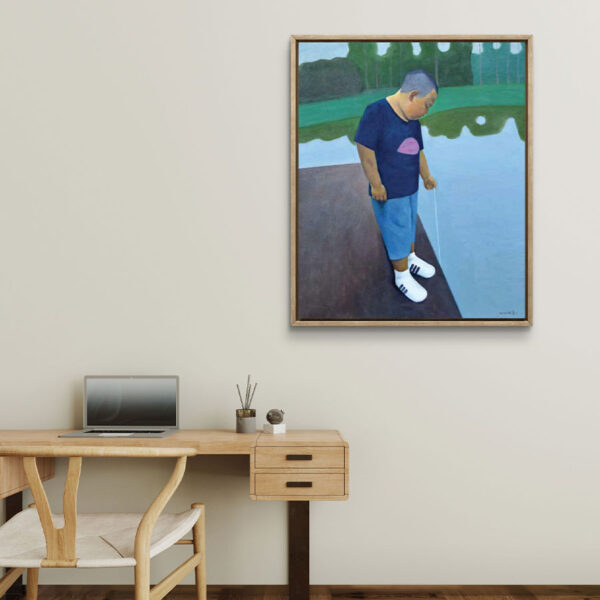 Fishing (80 x 100cm) - Image 2