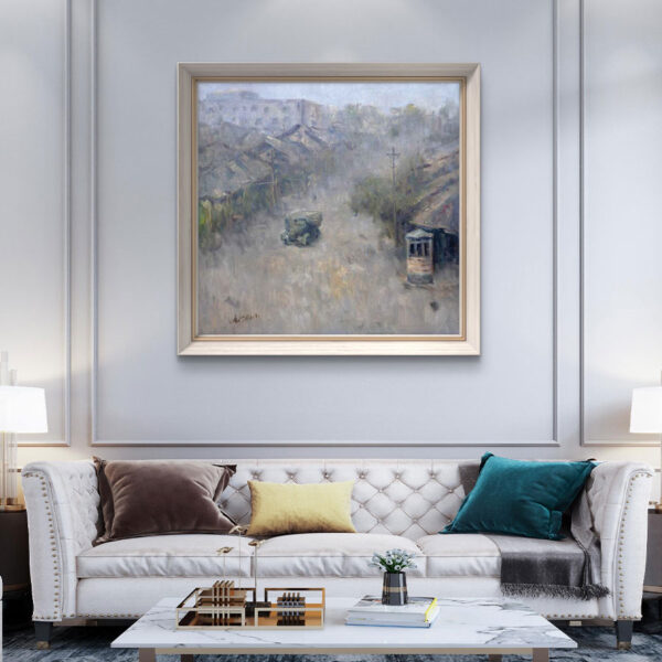 Light Rain (99 x 99cm) - Image 2