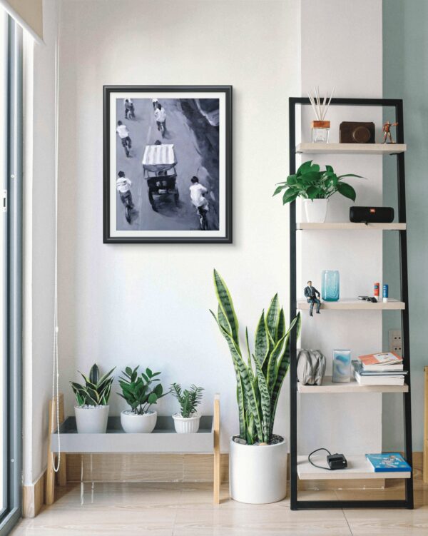 Cycling (29 x 39cm) - SOLD - Image 2