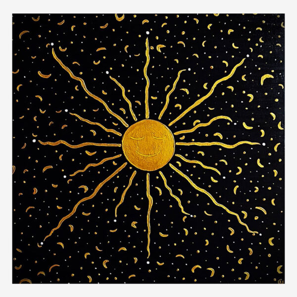 Golden Sun: Dawn of Infinity (60 x 60cm)
