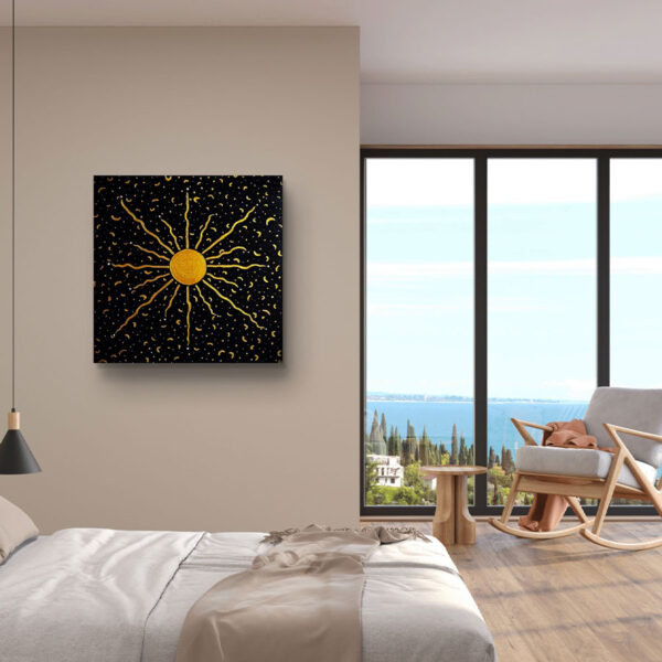 Golden Sun: Dawn of Infinity (60 x 60cm) - Image 2