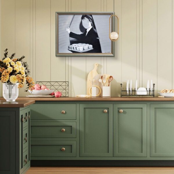 Drinking Tea (39 x 29cm) - Image 2